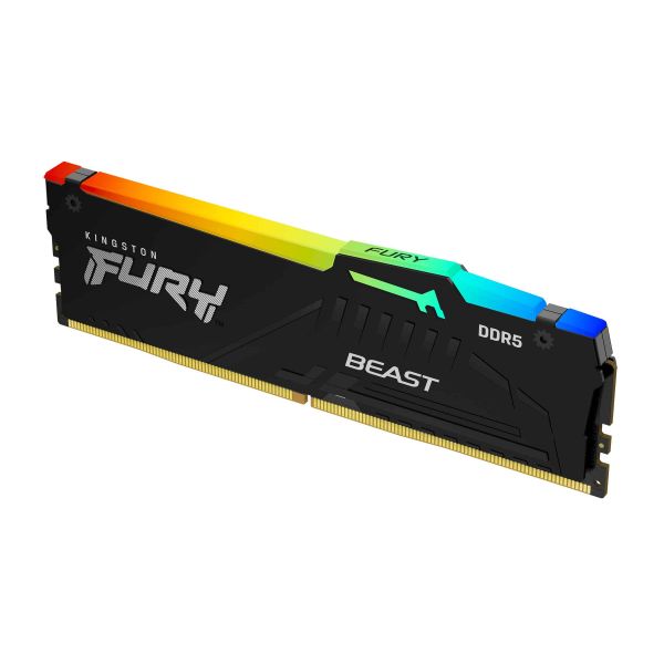 Kingston Technology FURY Beast 8GB 6000MT/s DDR5 CL30 DIMM RGB XMP (KF560C30BBA-8)