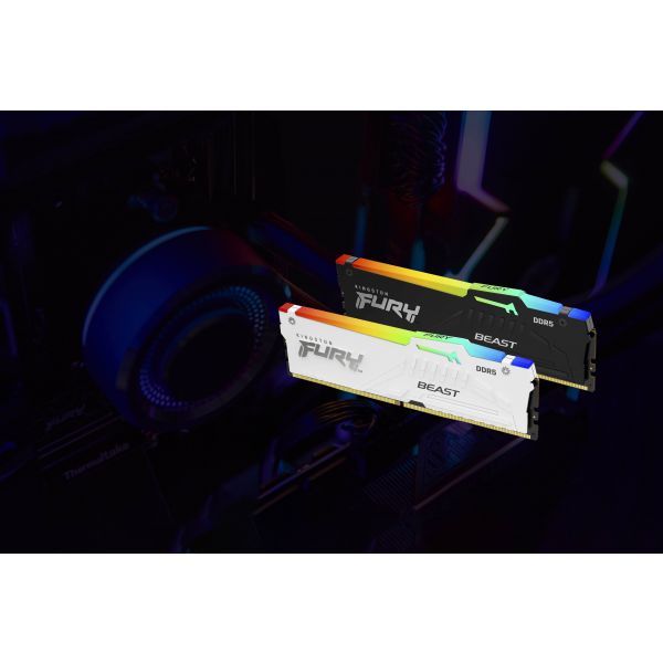 Kingston Technology FURY Beast 8GB 6000MT/s DDR5 CL30 DIMM RGB XMP (KF560C30BBA-8)