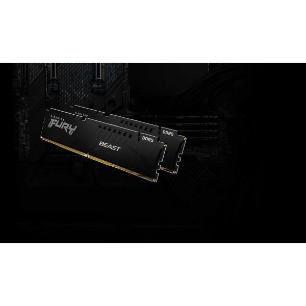 Kingston Technology FURY Beast 32GB 6000MT/s DDR5 CL30 DIMM (Kit of 2) Black XMP (KF560C30BBK2-32)