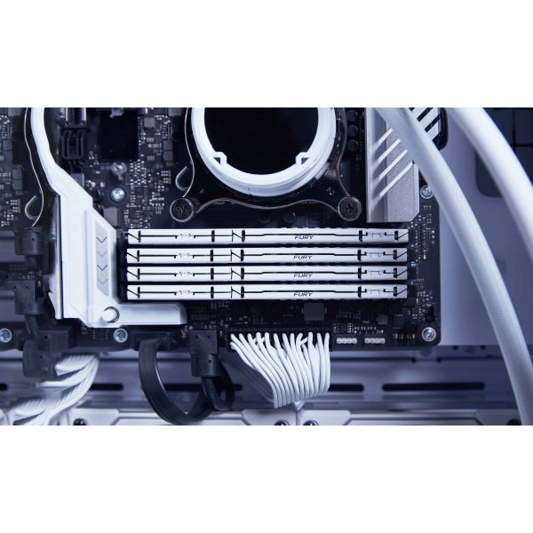 Kingston Technology FURY Beast 32GB 6000MT/s DDR5 CL30 DIMM White XMP (KF560C30BW-32)