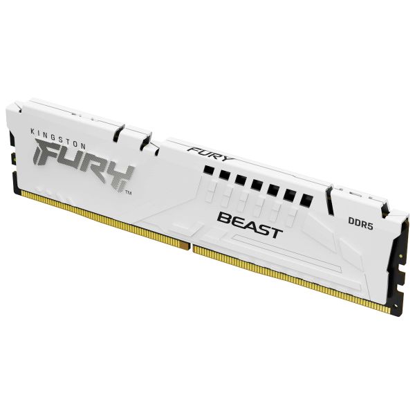 Kingston Technology FURY Beast 32GB 6000MT/s DDR5 CL30 DIMM White XMP (KF560C30BW-32)