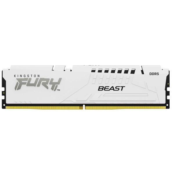 Kingston Technology FURY Beast 32GB 6000MT/s DDR5 CL30 DIMM White XMP (KF560C30BW-32)