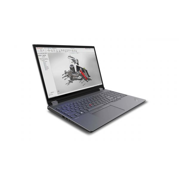 Lenovo ThinkPad P16 Intel® Core™ i7 i7-13850HX Mobiel werkstation 40,6 cm (16") WQXGA 32 GB DDR5-SDRAM 1 TB SSD NVIDIA RTX 2000 Ada Wi-Fi 6E (802.11ax) Windows 11 Pro Grijs, Zwart (21FA004FMH)