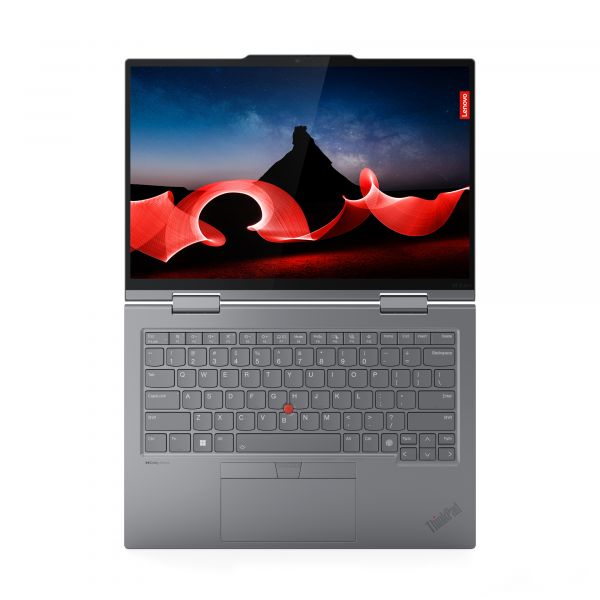 Lenovo ThinkPad X1 2-in-1 Intel Core Ultra 7 155U Hybride (2-in-1) 35,6 cm (14") Touchscreen WUXGA 32 GB LPDDR5x-SDRAM 1 TB SSD Wi-Fi 6E (802.11ax) Windows 11 Pro Grijs (21KE002MMH)