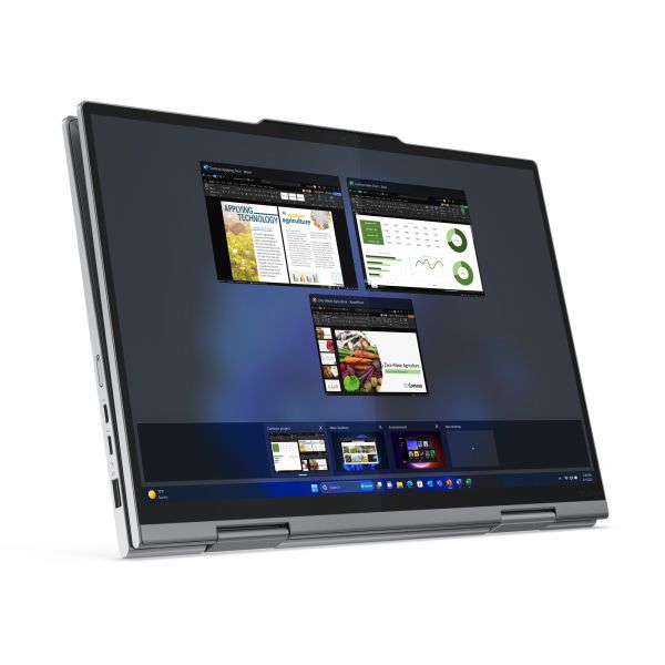 Lenovo ThinkPad X1 2-in-1 Intel Core Ultra 7 155U Hybride (2-in-1) 35,6 cm (14") Touchscreen WUXGA 32 GB LPDDR5x-SDRAM 1 TB SSD Wi-Fi 6E (802.11ax) Windows 11 Pro Grijs (21KE002MMH)