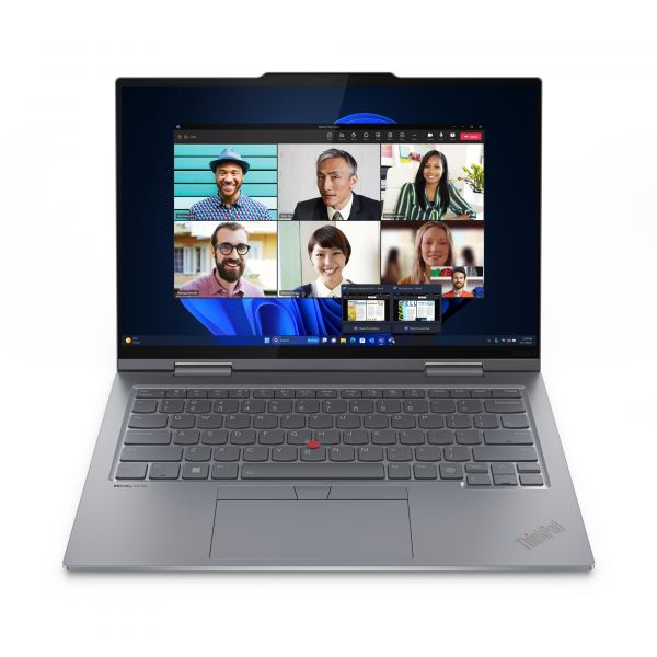 Lenovo ThinkPad X1 2-in-1 Intel Core Ultra 7 155U Hybride (2-in-1) 35,6 cm (14") Touchscreen WUXGA 32 GB LPDDR5x-SDRAM 1 TB SSD Wi-Fi 6E (802.11ax) Windows 11 Pro Grijs (21KE002MMH)