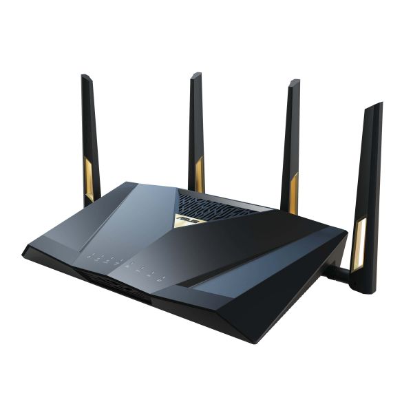 ASUS RT-BE88U draadloze router 10 Gigabit Ethernet Dual-band (2.4 GHz / 5 GHz) Zwart, Grijs (90IG08V0-MO3N0V)