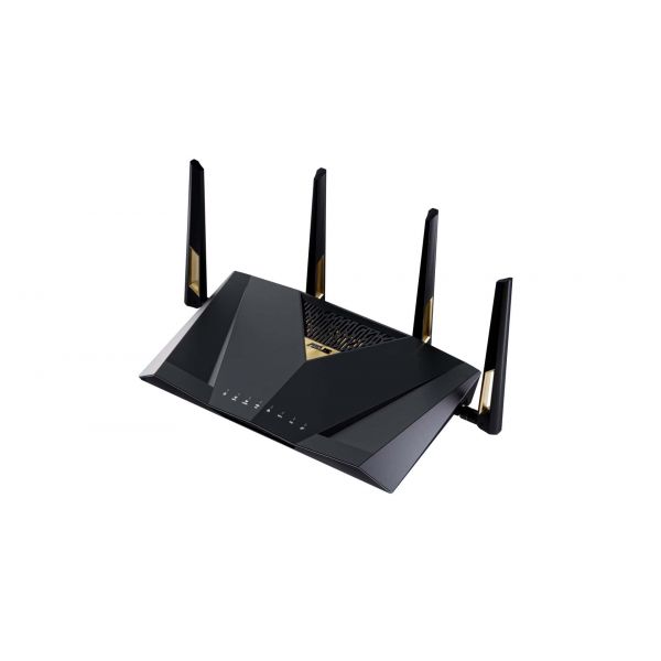 ASUS RT-BE88U draadloze router 10 Gigabit Ethernet Dual-band (2.4 GHz / 5 GHz) Zwart, Grijs (90IG08V0-MO3N0V)