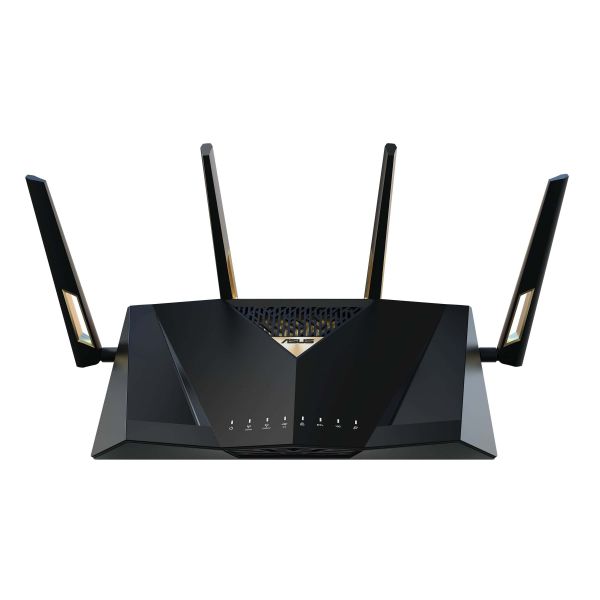 ASUS RT-BE88U draadloze router 10 Gigabit Ethernet Dual-band (2.4 GHz / 5 GHz) Zwart, Grijs (90IG08V0-MO3N0V)