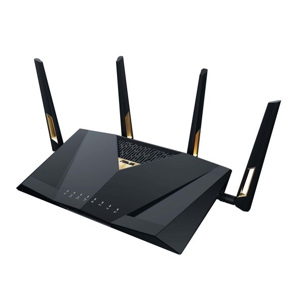 ASUS RT-BE88U draadloze router 10 Gigabit Ethernet Dual-band (2.4 GHz / 5 GHz) Zwart, Grijs (90IG08V0-MO3N0V)