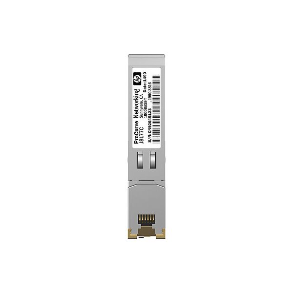 Hewlett Packard Enterprise X120 1G SFP RJ-45 T netwerk transceiver module Koper 1000 Mbit/s