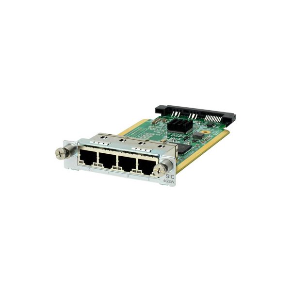 Hewlett Packard Enterprise MSR 4-port Gig-T Switch SIC Module network switch module Gigabit Ethernet