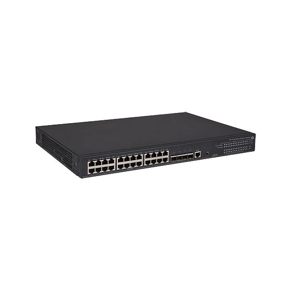 Hewlett Packard Enterprise 5130-24G-PoE+-4SFP+ (370W) EI Managed L3 Gigabit Ethernet (10/100/1000) Power over Ethernet (PoE) 1U Zwart (JG936A)