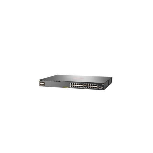 Hewlett Packard Enterprise Aruba 2930F 24G PoE+ 4SFP+ Managed L3 Gigabit Ethernet (10/100/1000) Power over Ethernet (PoE) 1U Grijs (JL255A#ABB)