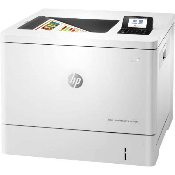 HP Color LaserJet Enterprise M554dn printer, Print, Printen via de USB-poort aan voorzijde; Dubbelzijdig printen