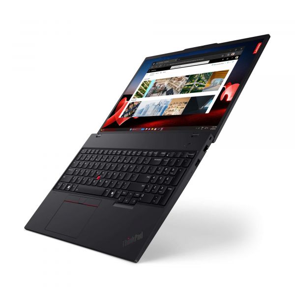 Lenovo ThinkPad T16 Intel Core Ultra 5 125U Laptop 40,6 cm (16") WUXGA 16 GB DDR5-SDRAM 512 GB SSD Wi-Fi 6E (802.11ax) Windows 11 Pro Zwart (21MN008CMH)