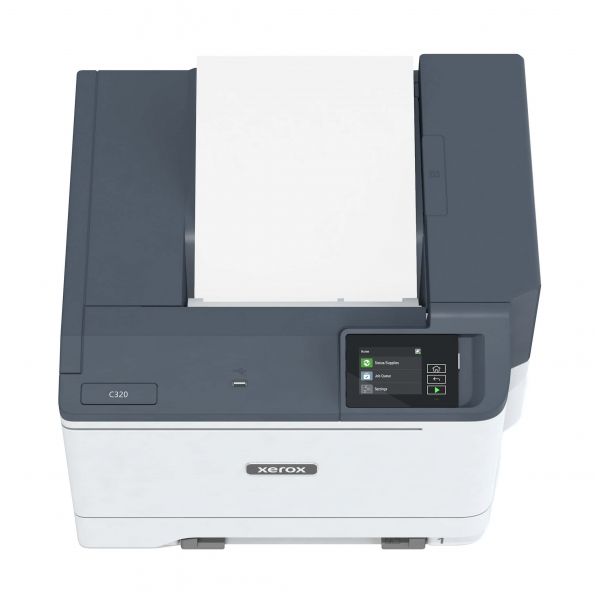 Xerox C320 A4 33 ppm draadloze dubbelzijdige printer PS3 PCL5e6/6 2 laden totaal 251 vel