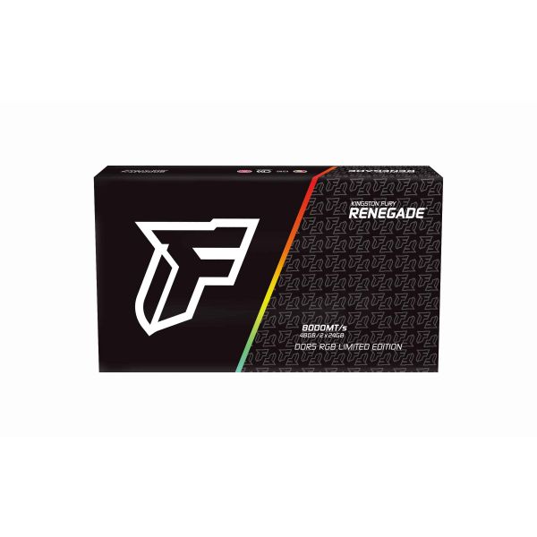 Kingston Technology FURY 48GB 8000MT/s DDR5 CL36 DIMM Renegade RGB Red XMP (KF580C36RLAK2-48)