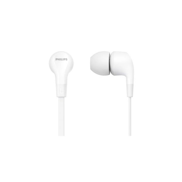 Philips TAE1105WT/00 hoofdtelefoon/headset Hoofdtelefoons Bedraad In-ear Muziek Wit