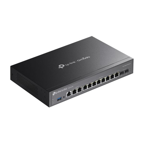 TP-Link Omada ER7412-M2 bedrade router 2.5 Gigabit Ethernet, Gigabit Ethernet Zwart (ER7412-M2)