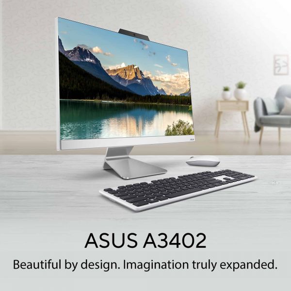 ASUS A3402WVAK-BPC147W Intel® Core™ i5 i5-1335U 60,5 cm (23.8") 1920 x 1080 Pixels Alles-in-één-pc 16 GB DDR5-SDRAM 512 GB SSD Windows 11 Home Wi-Fi 6E (802.11ax) Zwart