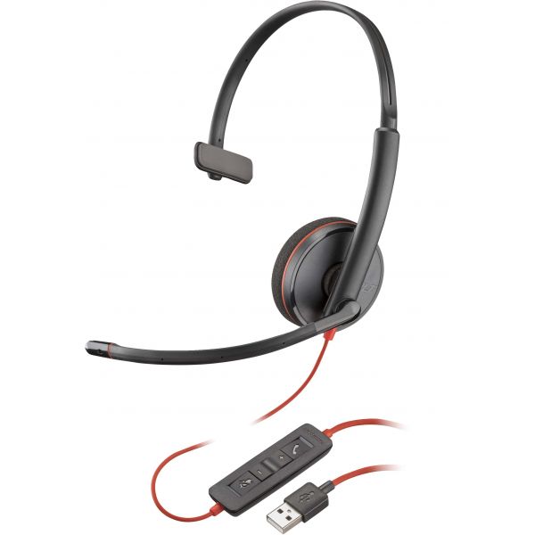 POLY Blackwire 3210 mono USB-A-headset (bulk) (80S01A6)