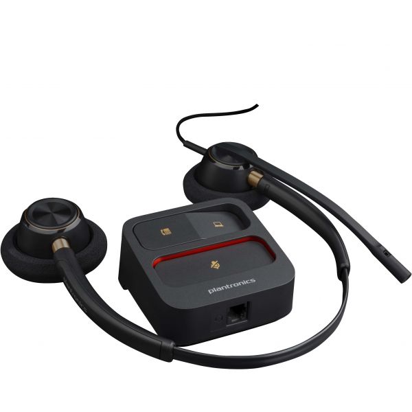 POLY EncorePro 520 Binaural Headset met Quick Disconnect (783P7AA#ABB)