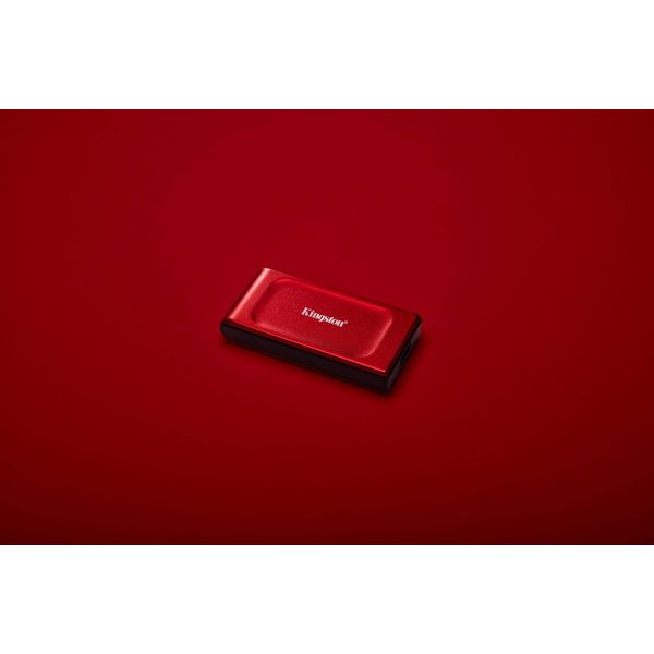 Kingston Technology 1TB XS1000 Red External USB 3.2 Gen 2 Draagbare Solid State Drive (SXS1000R/1000G)