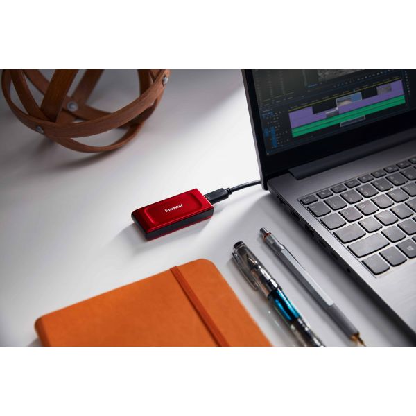 Kingston Technology 1TB XS1000 Red External USB 3.2 Gen 2 Draagbare Solid State Drive (SXS1000R/1000G)