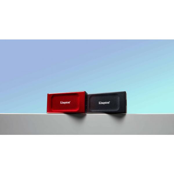 Kingston Technology 1TB XS1000 Red External USB 3.2 Gen 2 Draagbare Solid State Drive (SXS1000R/1000G)