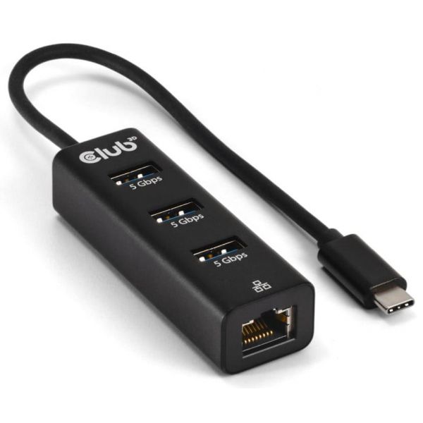 CLUB3D CSV-1549 interface hub USB Type-C 5000 Mbit/s Zwart