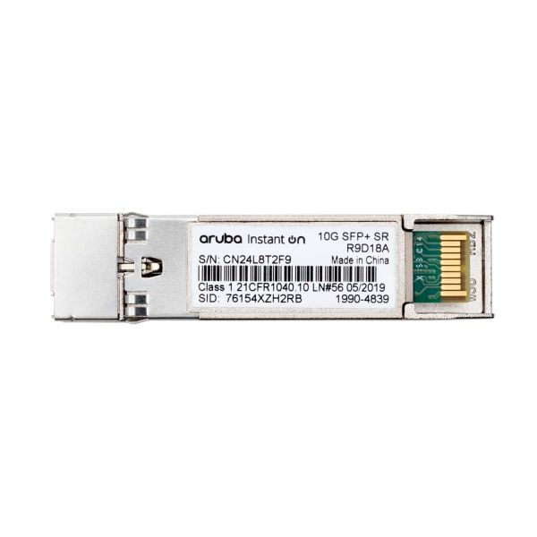 Hewlett Packard Enterprise Aruba Instant On 10G SFP+ LC SR 300m OM3 MMF netwerk transceiver module Vezel-optiek 10000 Mbit/s SFP+