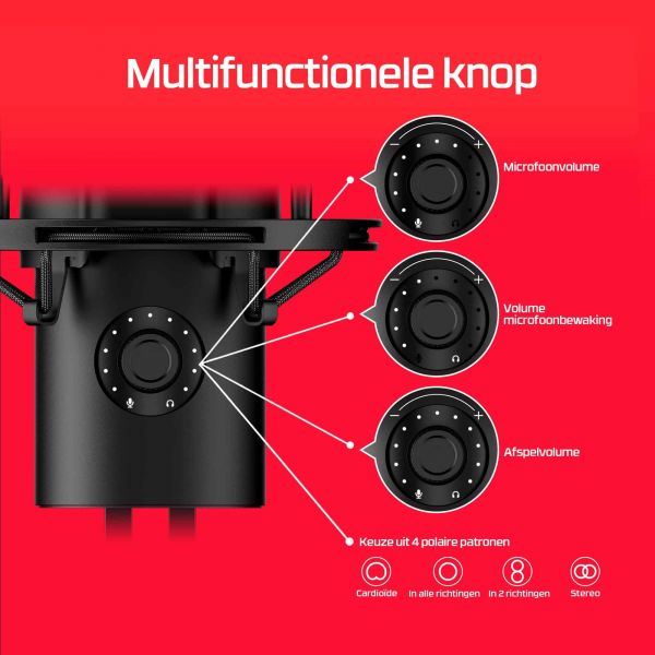 HP 872V1AA microfoon Zwart Podcastmicrofoon