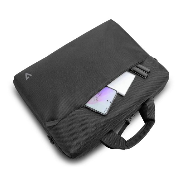 V7 CTP16-ECO2 laptoptas 39,6 cm (15.6") Aktetas Zwart