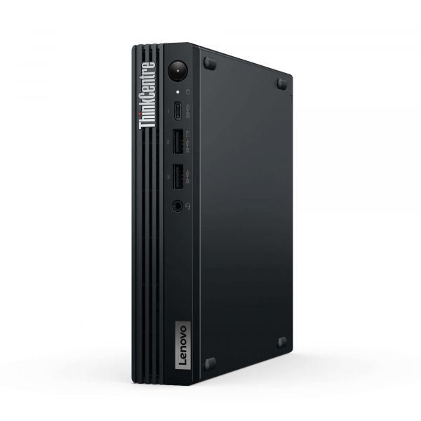 Lenovo ThinkCentre M70q Gen 5 Intel® Core™ i3 i3-13100T 8 GB DDR5-SDRAM 256 GB SSD Windows 11 Pro Mini PC Zwart