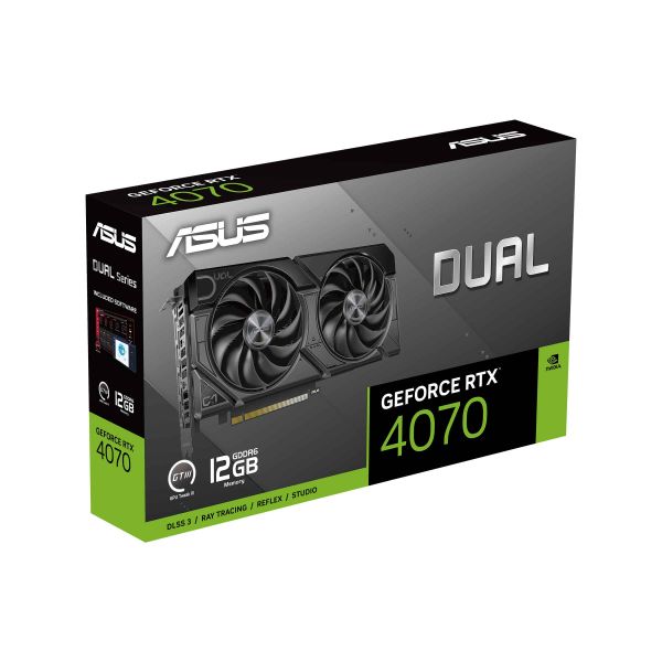 ASUS DUAL-RTX4070-12GD6-EVO NVIDIA GeForce RTX 4070 12 GB GDDR6