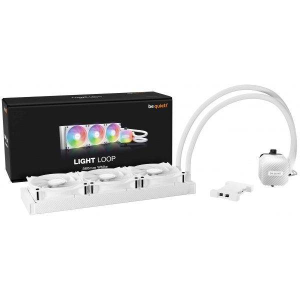 be quiet! LIGHT LOOP 360mm White Processor Alles-in-één vloeistofkoeler 12 cm Wit 1 stuk(s)