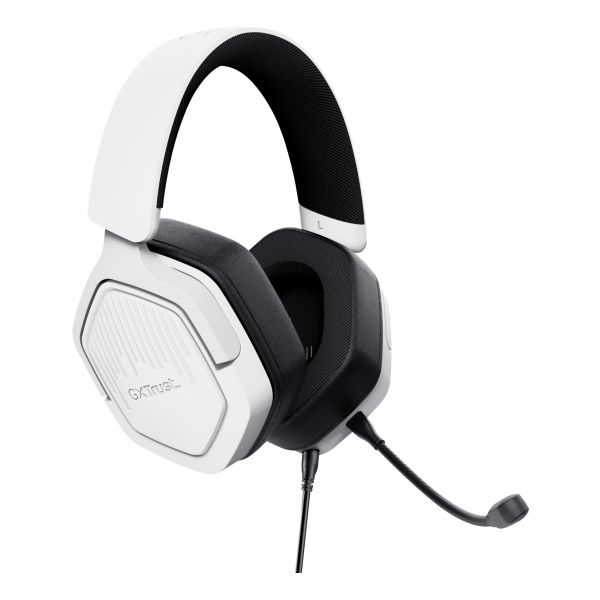 Trust GXT492W Carus Headset Bedraad Hoofdband Gamen Wit