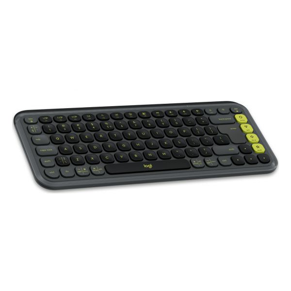 Logitech POP Icon Keys toetsenbord Universeel Bluetooth QWERTY US International Grafiet, Groen