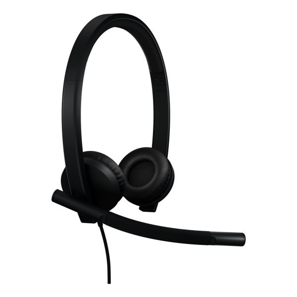 Logitech H570e Headset Bedraad Hoofdband Kantoor/callcenter USB Type-A Zwart