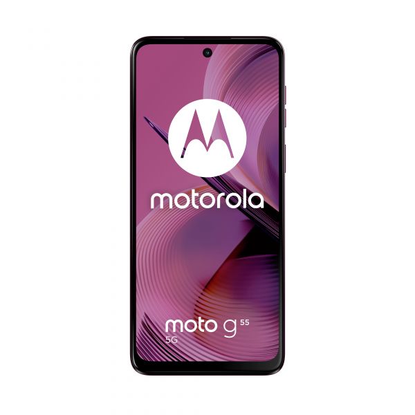 Motorola moto G55 5G 16,5 cm (6.49") Dual SIM Android 14 USB Type-C 8 GB 256 GB 5000 mAh Paars (PB5U0005SE)