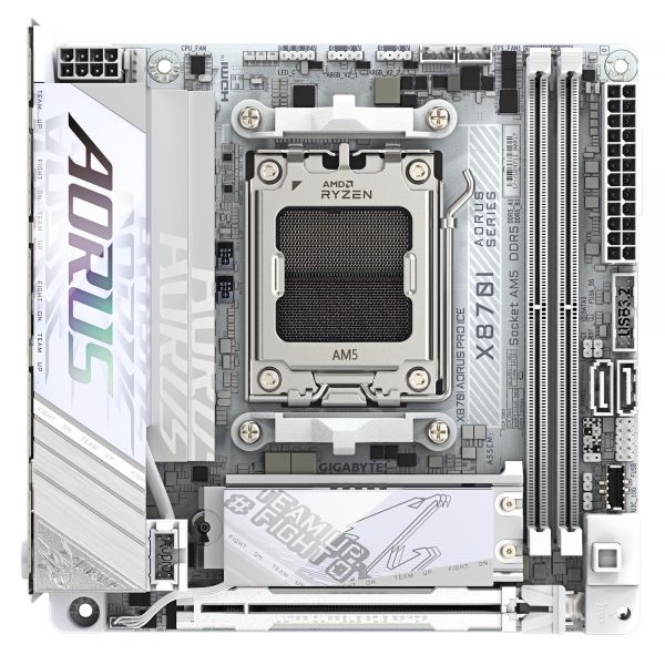 GIGABYTE X870I AORUS PRO ICE moederbord AMD X870 Socket AM5 Micro ITX