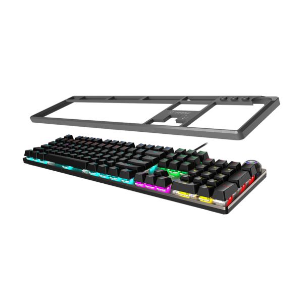 MSI FORGE GK310 RED US toetsenbord Gamen USB QWERTY US International Zwart (OS1-8ZA8010-000)