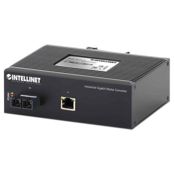 Intellinet 508346 netwerk media converter 1000 Mbit/s 1310 nm Single-mode Zwart (508346)