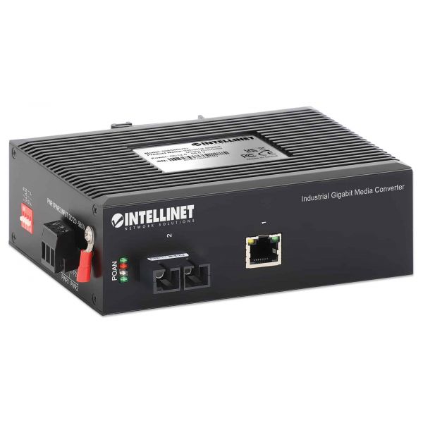 Intellinet 508346 netwerk media converter 1000 Mbit/s 1310 nm Single-mode Zwart (508346)