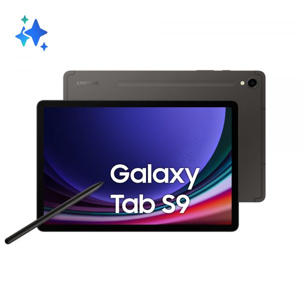 Samsung Galaxy Tab S9 Qualcomm Snapdragon 128 GB 27,9 cm (11") 8 GB Wi-Fi 6 (802.11ax) Android 13 Grafiet (SM-X710NZAAEUE)