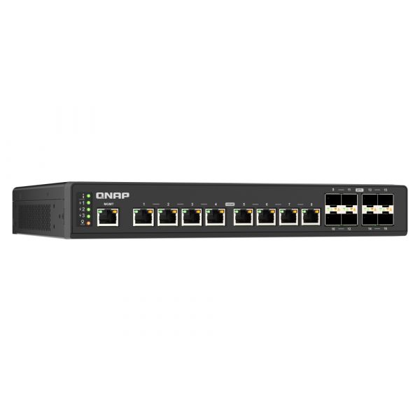 QNAP QSW-IM3216-8S8T netwerk-switch Managed 10G Ethernet (100/1000/10000) Zwart (QSW-IM3216-8S8T)