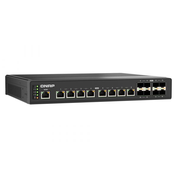 QNAP QSW-IM3216-8S8T netwerk-switch Managed 10G Ethernet (100/1000/10000) Zwart (QSW-IM3216-8S8T)