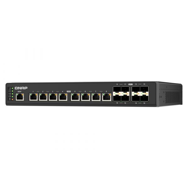 QNAP QSW-IM3216-8S8T netwerk-switch Managed 10G Ethernet (100/1000/10000) Zwart (QSW-IM3216-8S8T)