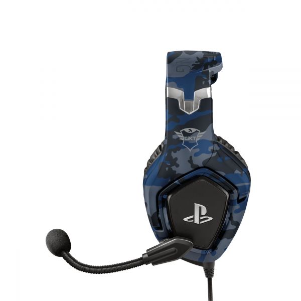 Trust GXT 488 Forze PS4 Headset Bedraad Hoofdband Gamen Zwart, Blauw